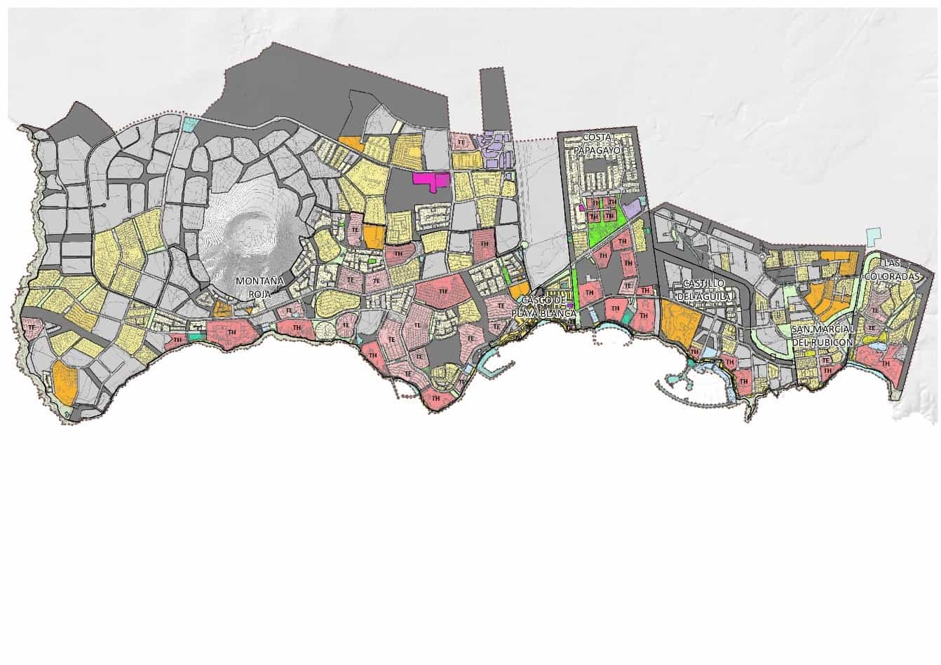 Diagnosis ordenación urbanística Playa Blanca y Puerto Calero